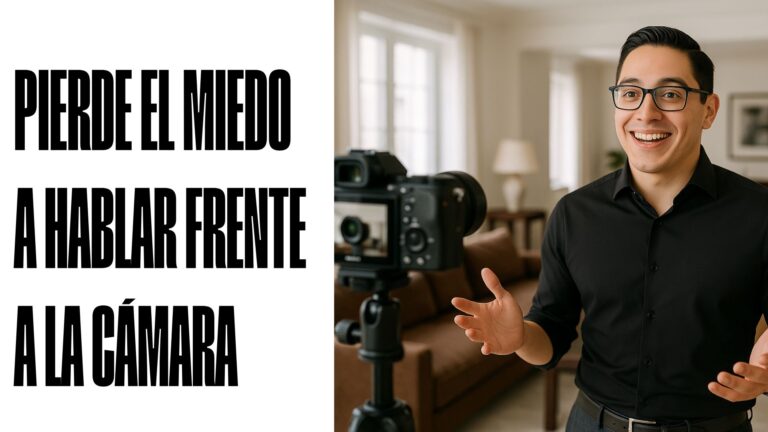 Pierde el miedo a hablar frente a la camara en 15 días